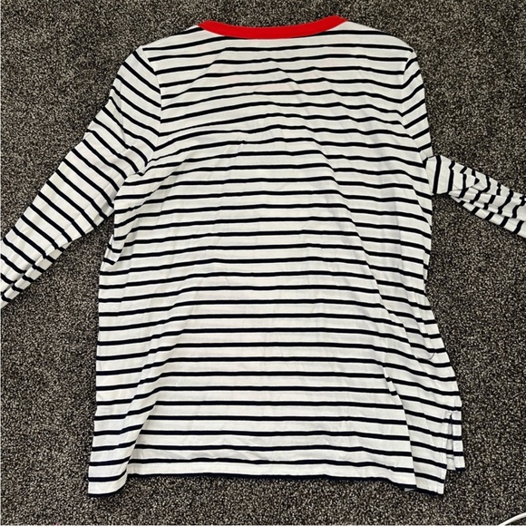 Boden Breton Choose Happy Striped Long Sleeve Sweater - Picture 4 of 6